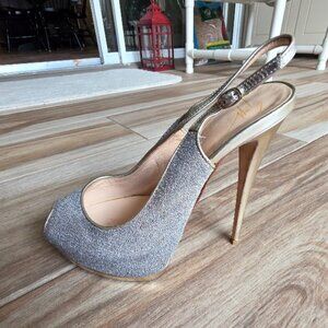 Giuseppe Zanotti Crystal Embellished Heels Eur. 40